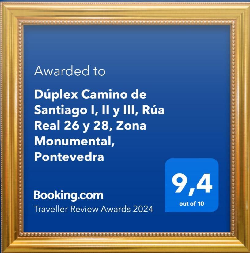Duplex Camino De Santiago I, II Y Iii, Rua Real 26 Y 28, Zona Monumental, Pontevedra Daire Dış mekan fotoğraf